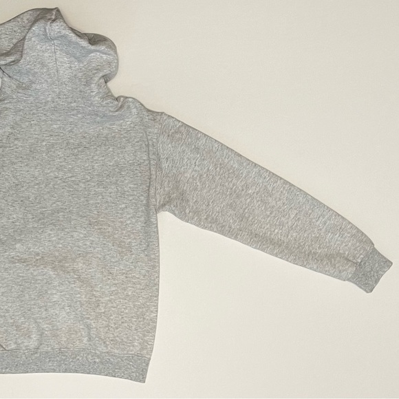 Chill The F*CK Out Hoodie Sweatshirt Heather Gray Small Namaste Yoga Sloth Lotus - Picture 6 of 11